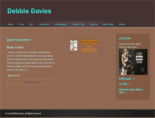 Tablet Screenshot of debbiedavies.com